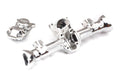 Integy C32953SILVER Billet Machined Front Axle Housings for Axial 1/24 SCX24 Rock Crawler