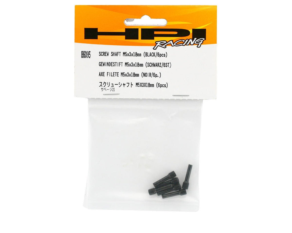 HPI Racing 86095 Screw Shaft 5X3X18mm (6pcs) Savage X