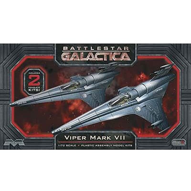 Moebius Models 958 1/72 BSG Viper MKVII (2 pack) Model Kit