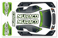 Corally 00180-706-1 Body Decal Sheet  - Muraco XP 6S - 1 pc