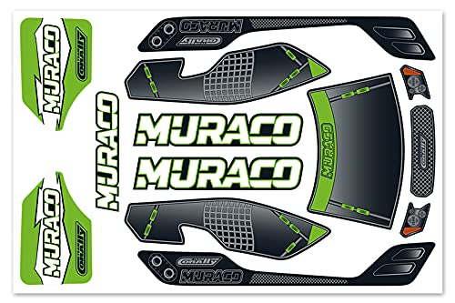 Corally 00180-706-1 Body Decal Sheet  - Muraco XP 6S - 1 pc