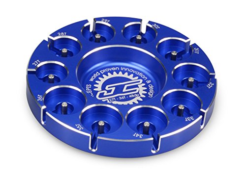 J Concepts 25871 Pinion Puck-Stock Range 27-36T 48P Blue