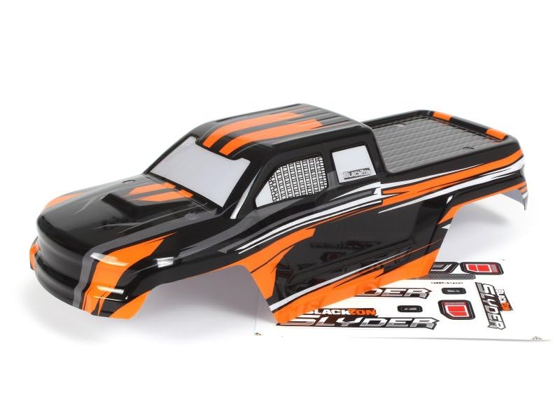 BlackZon 540191 Slyder MT Body (Black/Orange)