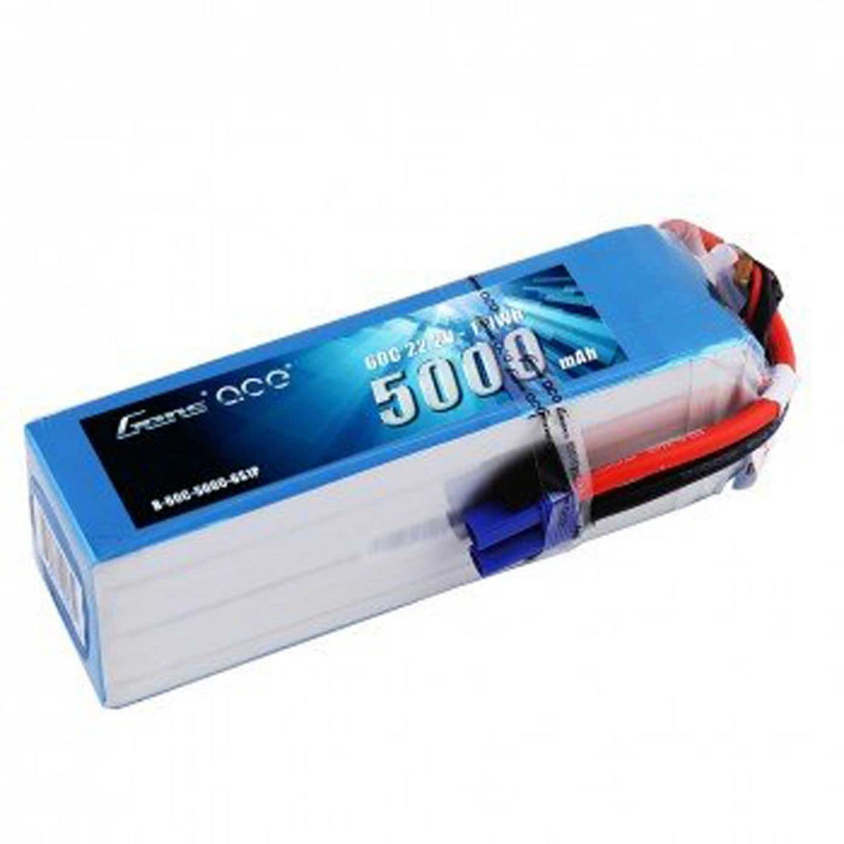 Gens Ace 50006S60E5 5000mAh 22.2V 60C 6S1P Lipo Battery Pack with EC5
