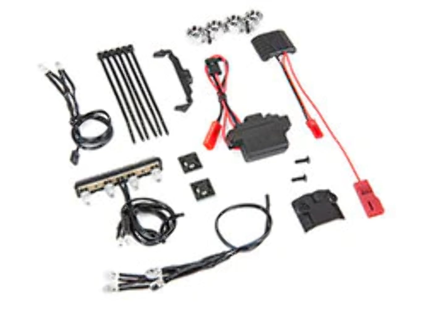 Traxxas 7285A LED Light Kit:1/16th Summit (Power Supply/Chrome Lightbar/Harness)