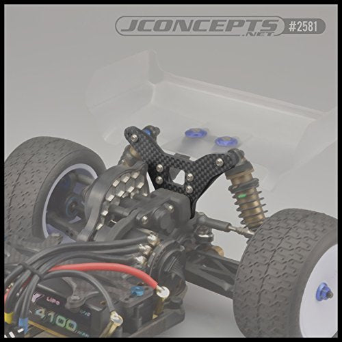 J Concepts 2581 B6/B6D Carbon Fiber Rear Tower Long Shock Configuration
