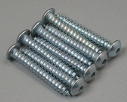 Great Planes GPMQ3126 #4 X 3/4" Button Head Sheet Metal Screws (8)