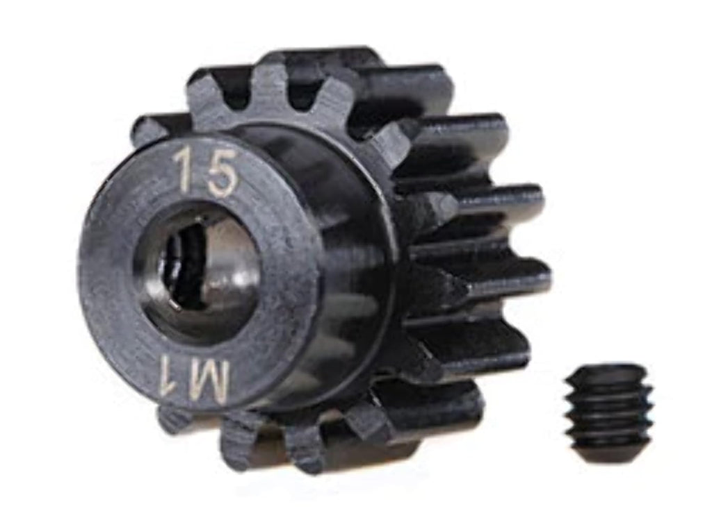 Traxxas 6487R Gear, 15-T Pinion (Machined) (1.0 Metric Pitch)