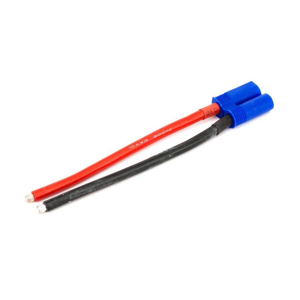 E-Flite EFLAEC504 EC5 Device Connector Plug + 4" Wire 10Awg: Charger or ESC Side