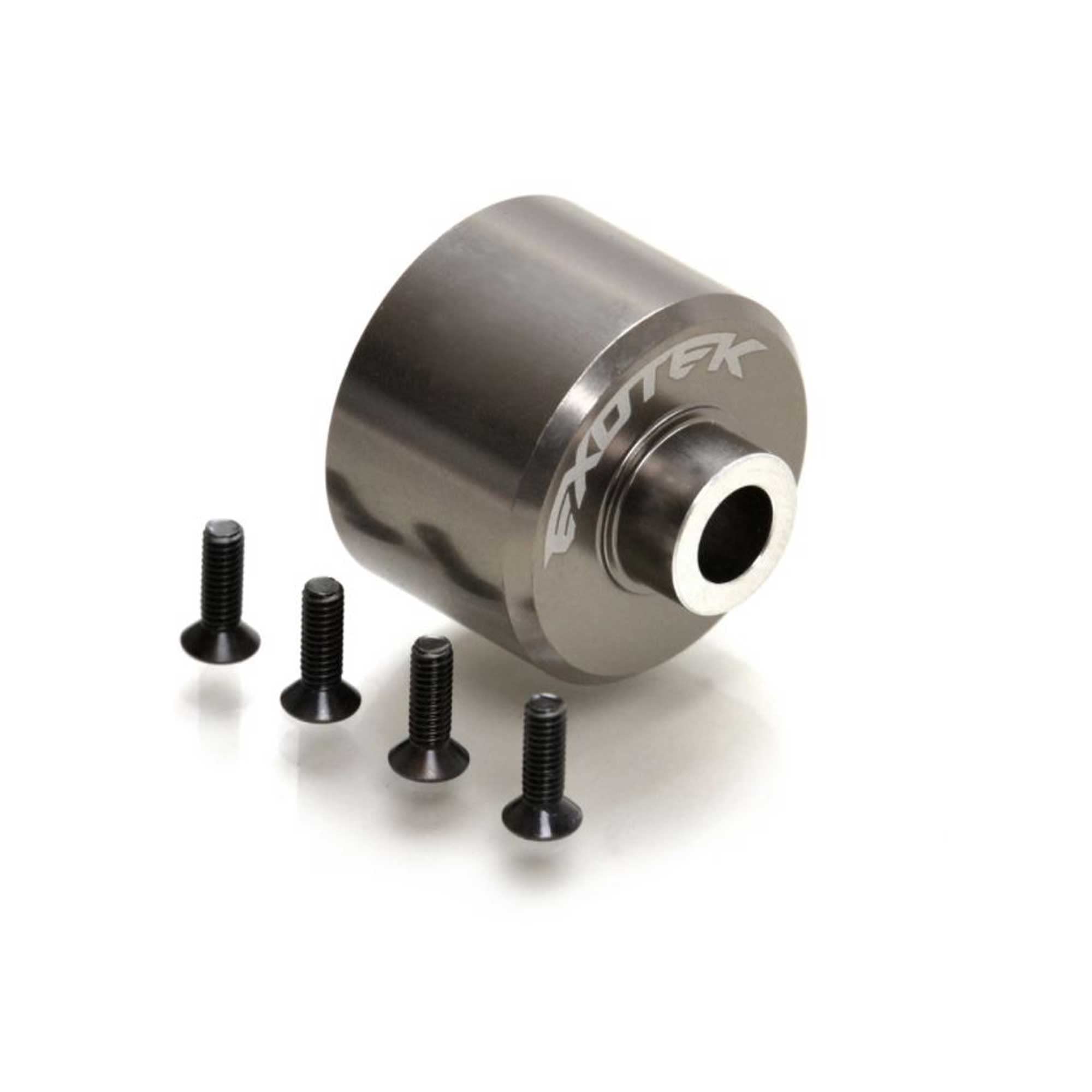 Exotek Racing 1843 Rock Baja Rey Alloy Differential Gear Case with HD Screws