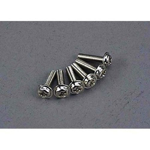 Traxxas 3186 Washerhead Screws, 3 x 12mm
