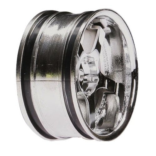 Losi LOSB7071 Drift-R Wheels (2) Chrome 5-Spoke RC Genuine