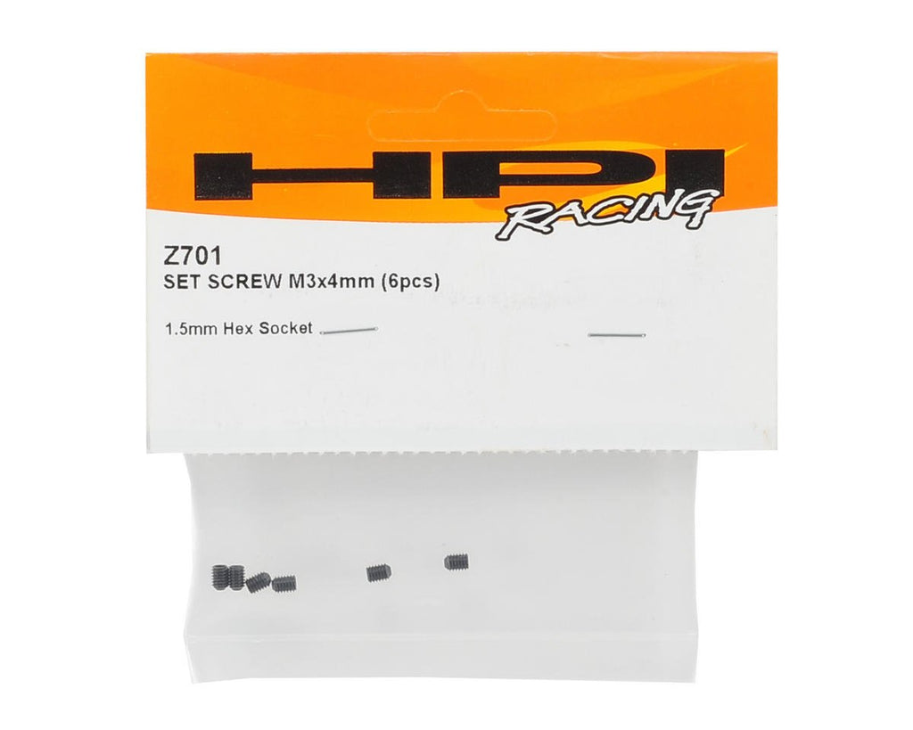 HPI Racing Z701 Set Screw M3X4mm (10pcs)