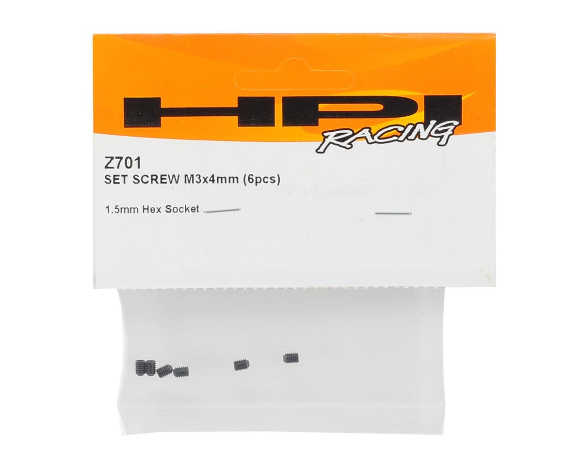 HPI Racing Z701 Set Screw M3X4mm (10pcs)