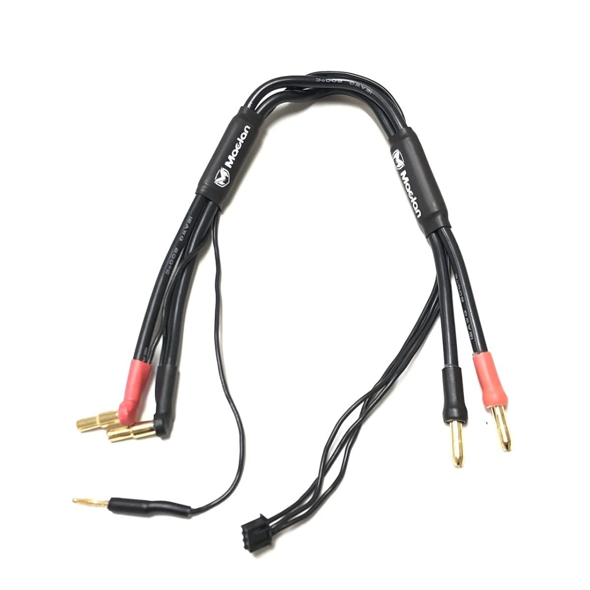 Maclan Racing MCL4189 Max Current 2S Charger Cable V2 (60cm)