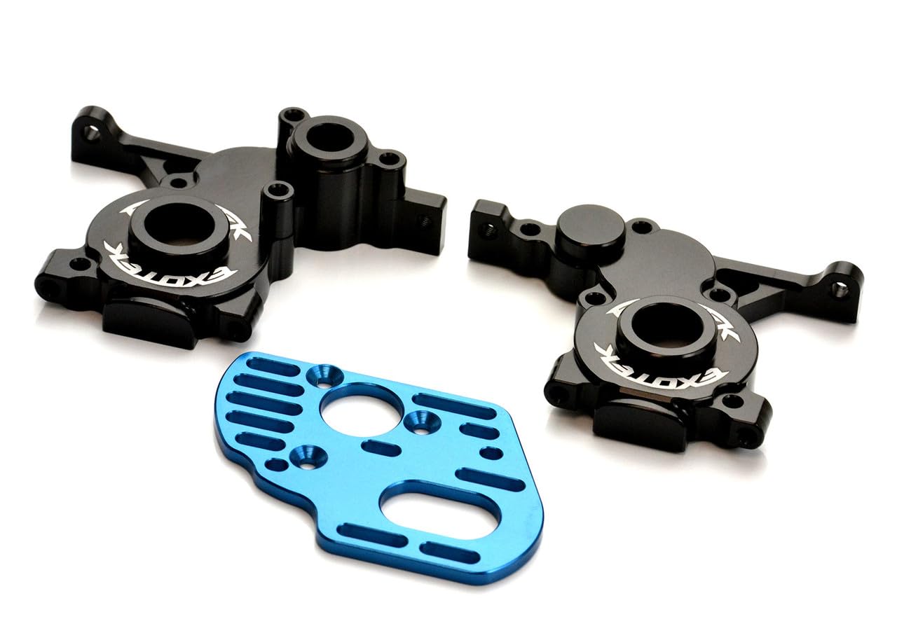 Exotek Racing 2123 DR10M Alloy 3 Gear Gearbox w/ Motor Plate 7075