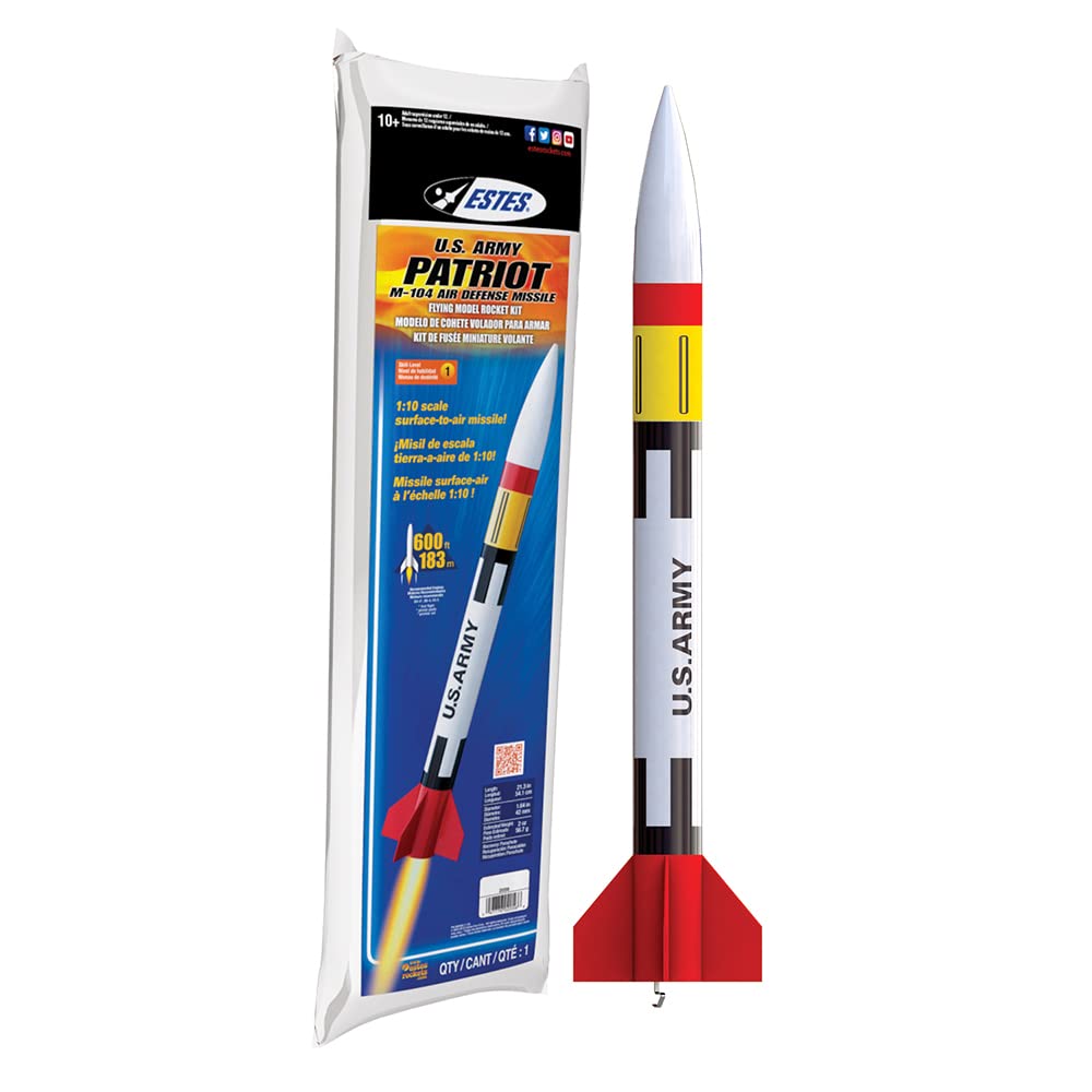 Estes 2056 U.S. Army Patriot M-104 Skill Level 1 Model Rocket