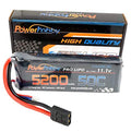 Power Hobby 3S520050CTRX 5200mAh 11.1V 3S 50C LiPo Battery with Hardwired Genuine Traxxas Plug