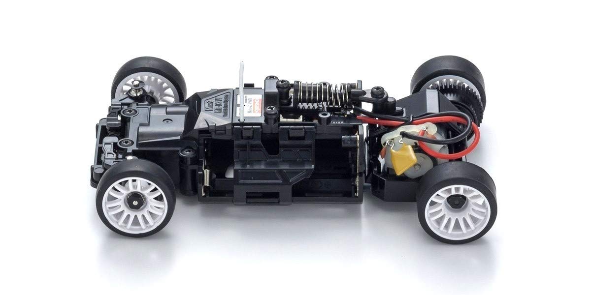 Kyosho 32324WR Mini-Z RWD McLaren P1 GTR RTR, White/Red