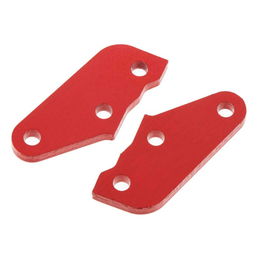 Arrma 340072 Steering Plate A Aluminum Red (2)