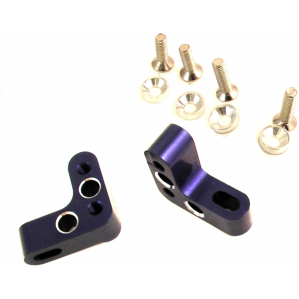 Hot Racing TCR2406 Blue Alum. Servo Mount (2)