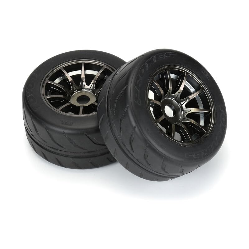Pro-Line 1020011 1/7 Toyo Proxes R888R S3 Rear 53/107 2.9" BELTED MTD Tires 17mm Spectre (2)