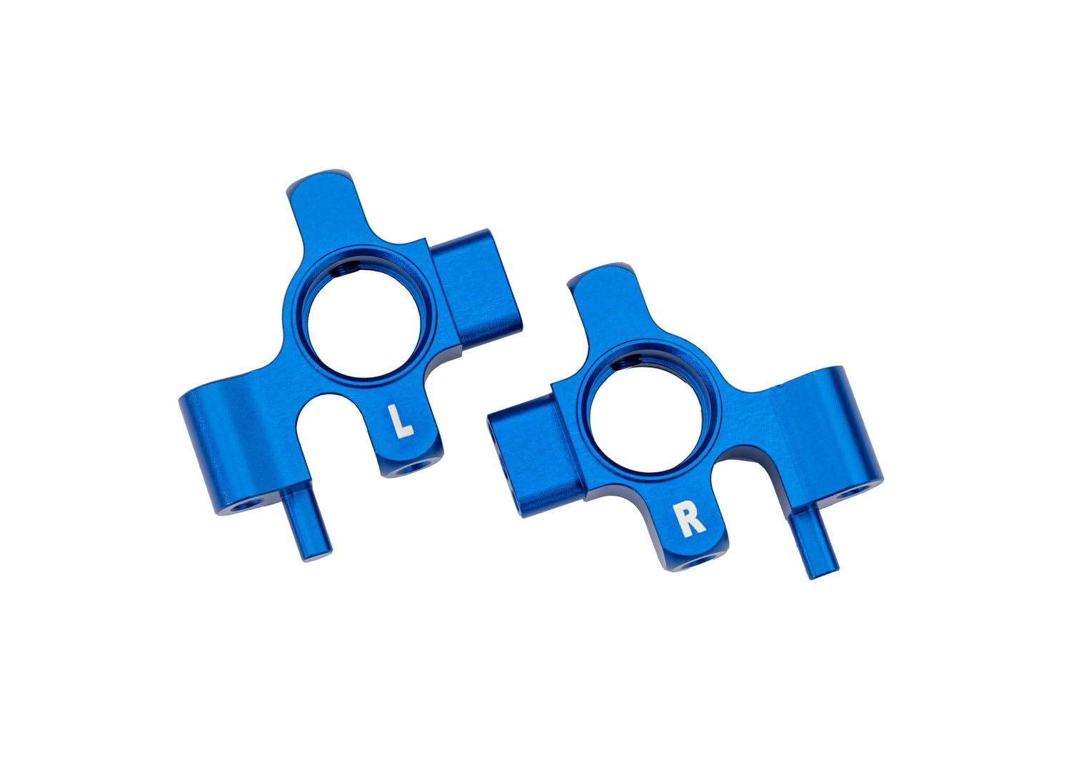 Traxxas 10537-BLUE Steering Blocks L&r Alum Blue