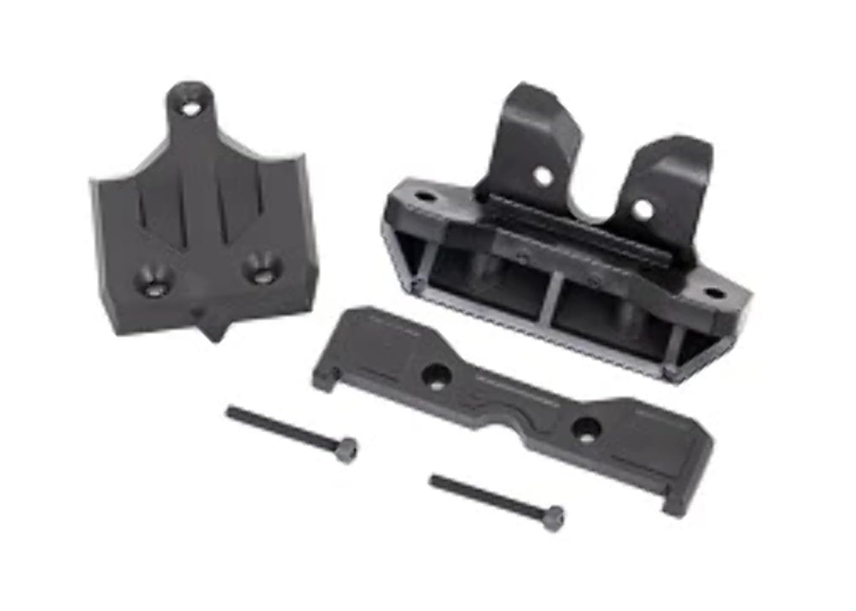 Traxxas 9536 Bumper, Rear/Skidplate, Rear/ Tie Bar Mount, Rear