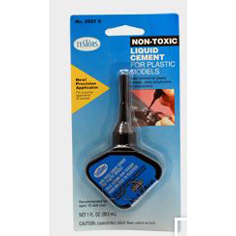 Testors 3527C Non-Toxic Cement w/Applicator, 1oz
