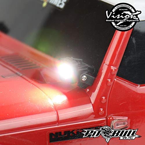 Pit Bull Xtreme PBVOS1 VISION X OPTIMUS LED Pod Lights, Square (2)