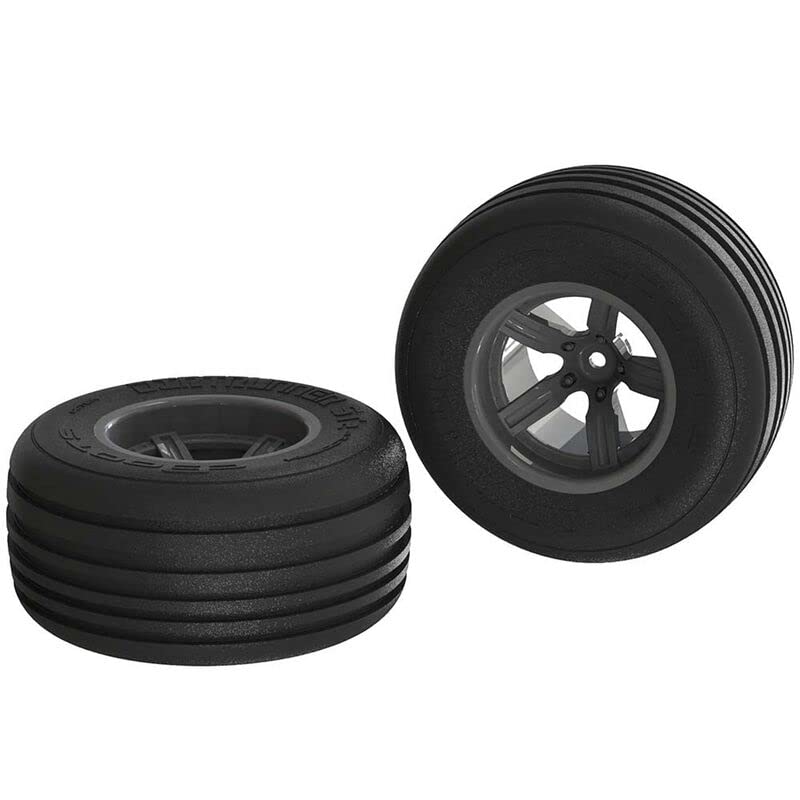 Arrma AR550040 Dirt Runner ST Front Tire Set Glued Black (2)