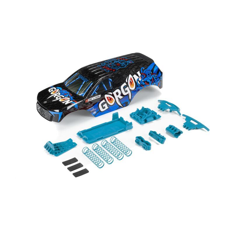 Arrma ARA402355 GORGON Painted Decaled Trimmed Body Set (Blue)