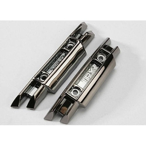 Traxxas 5335X Black-Chrome Front & Rear Bumper: 1/10 Revo & E-Revo