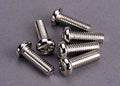Traxxas 2568 Screws, 4x12mm Roundhead Machine (6)