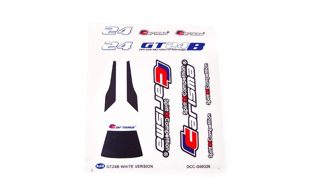 Carisma 15384 GT24B Buggy Sticker Sheet
