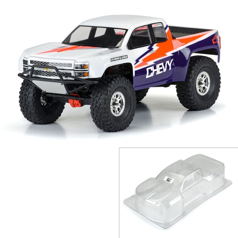 Pro-Line 360100 1/10 2015 Chevy Silverado Pre-RNR Clear Body 12.3" WB