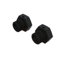 Arrma 311117 Aluminum Wheel Hex 17mm, 16.5mm Thick, Black (2)