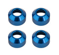 Team Associated 81590 Factory Team CVA Axle Sleeves, Blue Aluminum, for RC8B4/T4