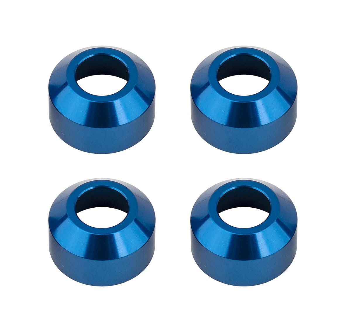 Team Associated 81590 Factory Team CVA Axle Sleeves, Blue Aluminum, for RC8B4/T4
