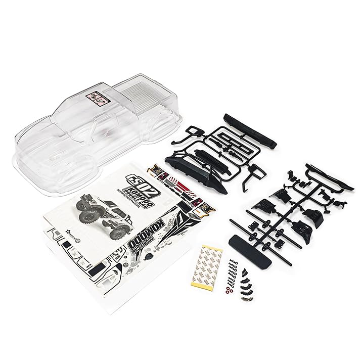 Gmade 60192 Gmade KOMODO double cab clear body set