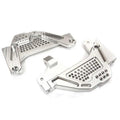 Integy C32422SILVER Billet Machined Front Shock Towers: Axial 1/6 SCX6
