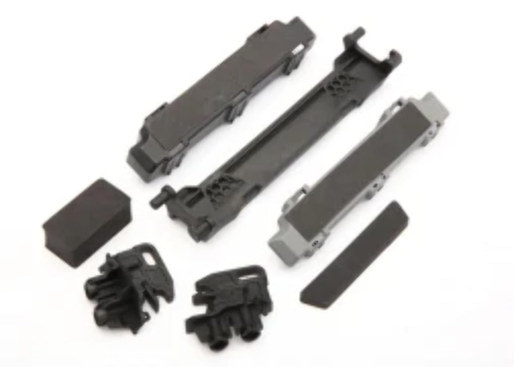 Traxxas 8919 Battery Hold-Down/ Mounts (FR & R)/ Battery Compartment Spacers