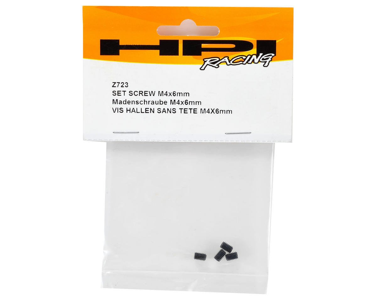 HPI Racing Z723 Set Screw M4X6mm (4pcs)