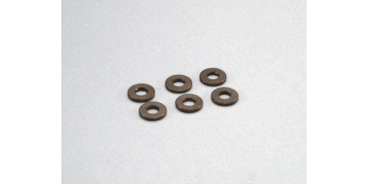 Kyosho W0145GM Aluminum Collar (3x7x1mm/ Gunmetal/6pcs)