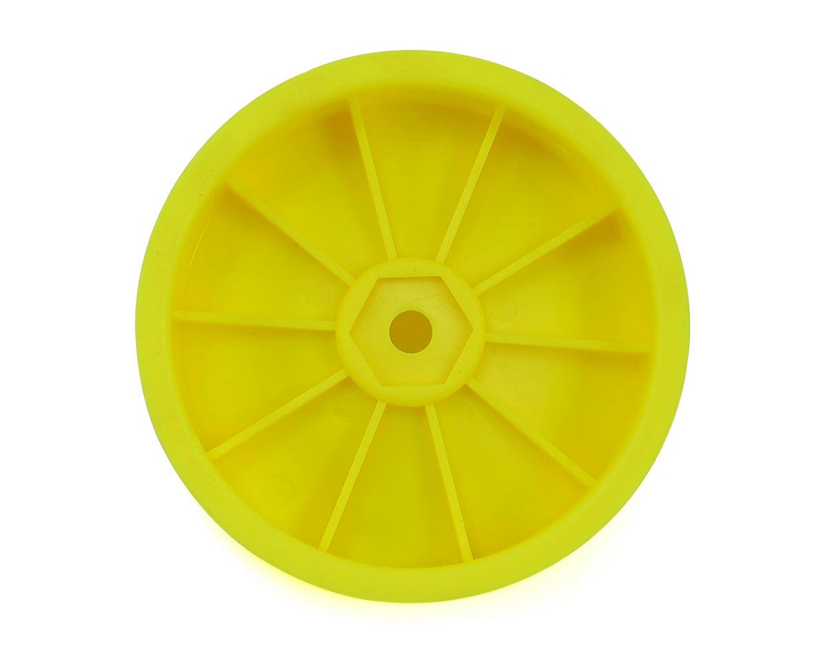 J Concepts JCO3376Y Front Wheel, Slim Mono, Yellow:2.2 B5M,RB6,B6.1(4)