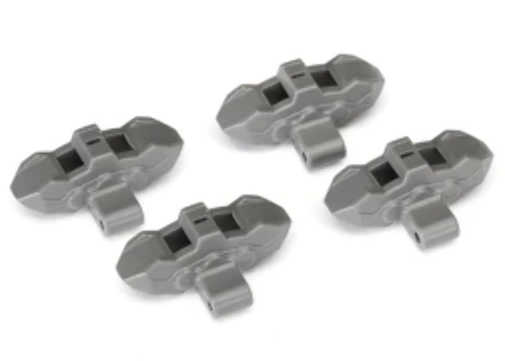 Traxxas 8567 Brake Calipers, Front or Rear (Grey) (4)