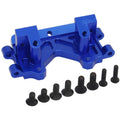 Hot Racing TE1008 Blue Aluminum Front Bulkhead Set: Rustler Stampede Slash
