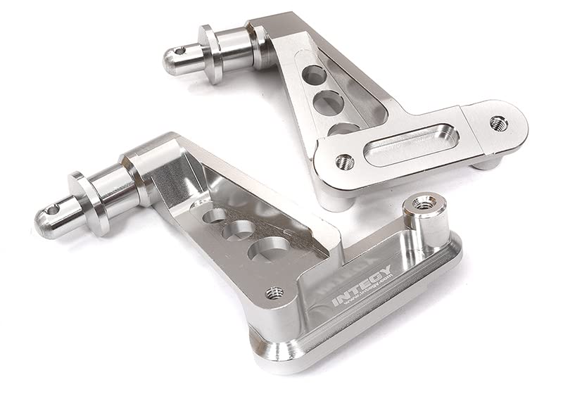 Integy C32427SILVER Billet Mach R Body Mounts/Posts: SCX6 JLU Wrangler