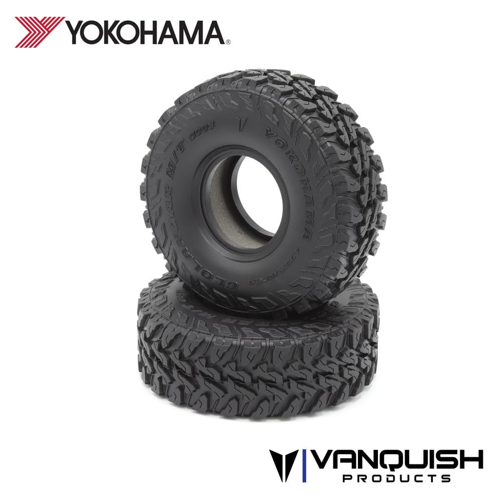 Vanquish Products 10105 Yokohama Geolandar M/T 1.9 Tires (2) Red Compound - 4.75"