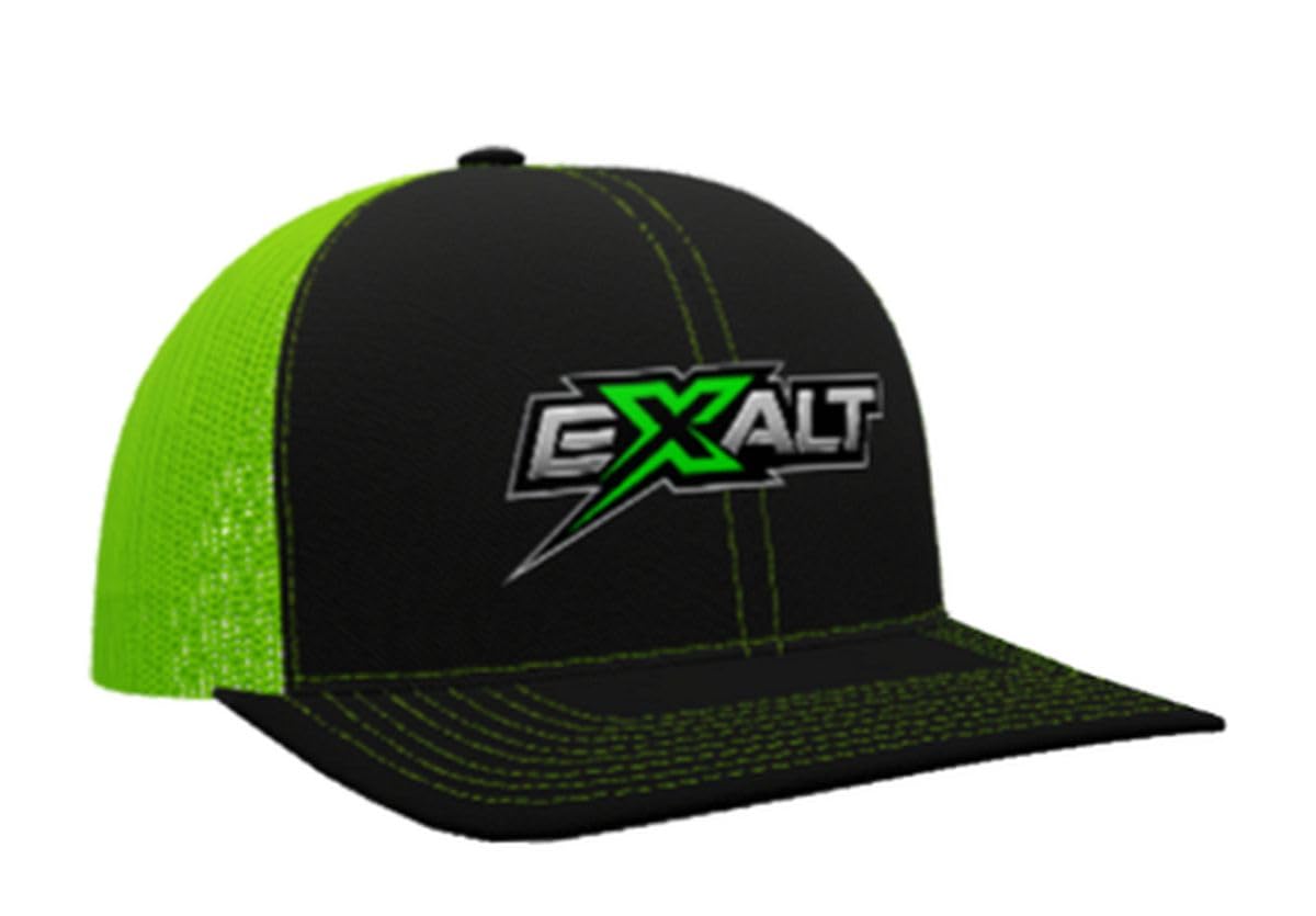 Exalt 104GN Exalt Snapback Hat, Flo Green / Black